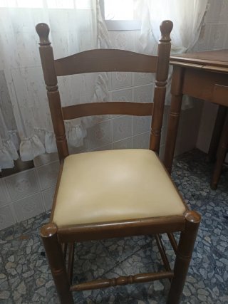 Mesa extensible de madera