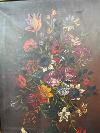 Cuadros Pintura Floral de Mantilla