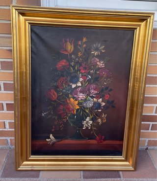 Cuadros Pintura Floral de Mantilla