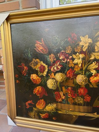 Cuadros Pintura Floral de Mantilla