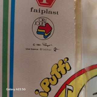 Chitarra  puffi peyo originale anni 80