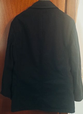 Chaqueta Negra Doble Botonadura. Emidio Tucci.