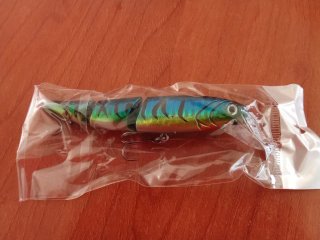 5 Señuelos Pesca Articulados 3 Segmentos