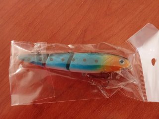 5 Señuelos Pesca Articulados 3 Segmentos