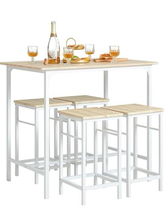 Mesa de cocina/jardín madera y metal