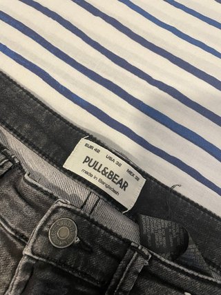 Bermudas vaqueras Pull&Bear negras