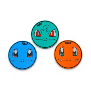 Pack Posavasos Pokemon - Pack 3 Iniciales