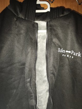 Sudadera Eden Park Negra con Capucha
