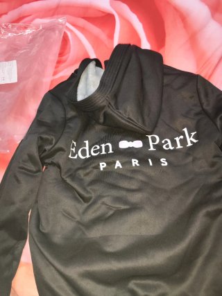 Sudadera Eden Park Negra con Capucha