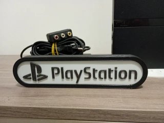 PlayStation 2 Slim Negra + Mando Azul (87)
