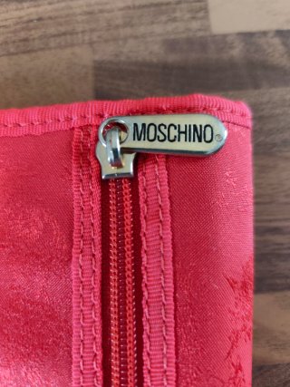 Portafoglio Moschino rosa/rosso