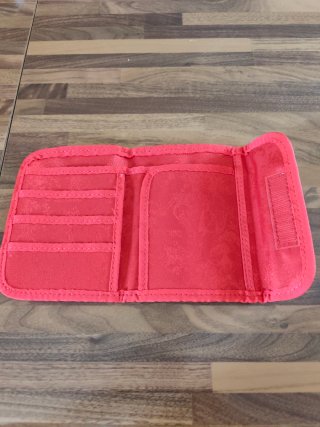 Portafoglio Moschino rosa/rosso