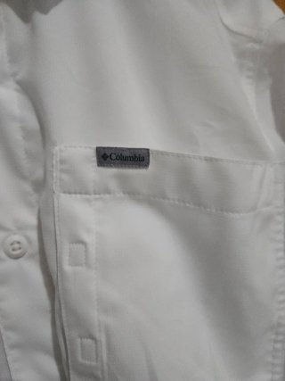 Camisa Columbia Blanca Talla L