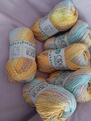 6 Ovillos Caricia Mix Batik