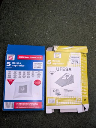 Aspiradora Ufesa Mousy Argenta 1500W+Bolsas