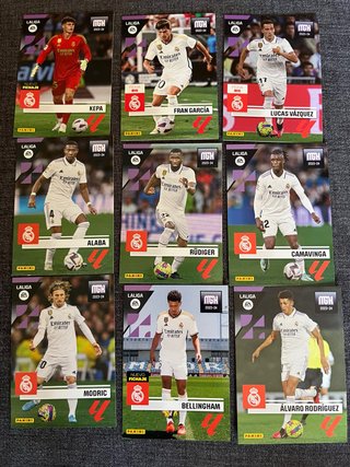Lote Cromos Megacracks 23/24 Real Madrid