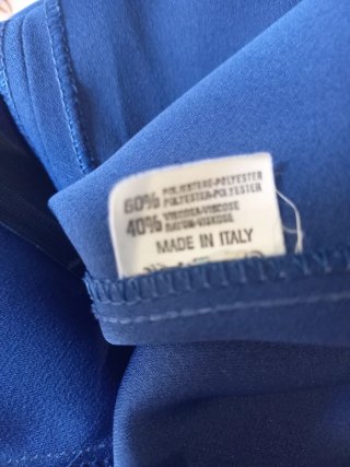 Tubino blu taglia 44
