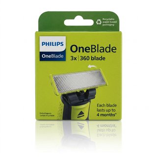 3x Recambios Philips One Blade QP430