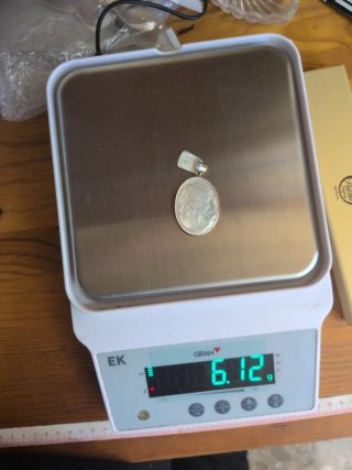 Colgante Camafeo Oro 18k y Nácar