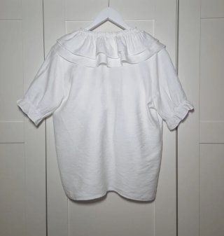 Camiseta blanca algodón talla M renatta&go