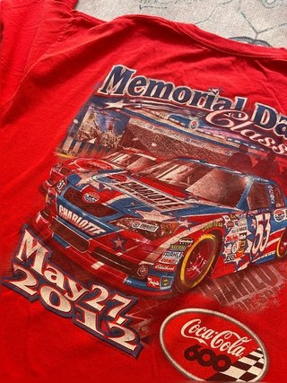 Nascar vintage graphic tshirt Coca Cola 2012 print