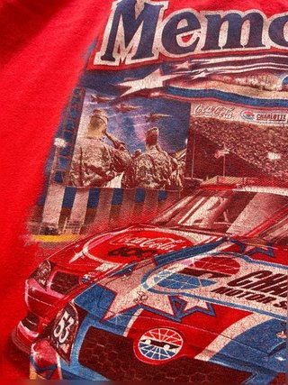 Nascar vintage graphic tshirt Coca Cola 2012 print