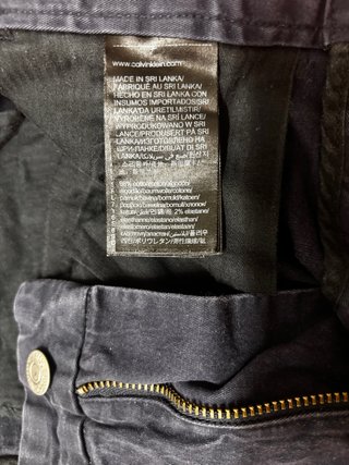 Calvin Klein Jeans Pantalone Taglia 42 Blu
