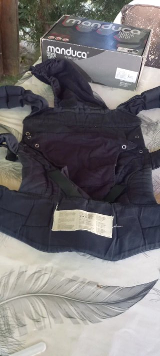 Portabebes Manduca Black Line+ hamaca babybjorn
