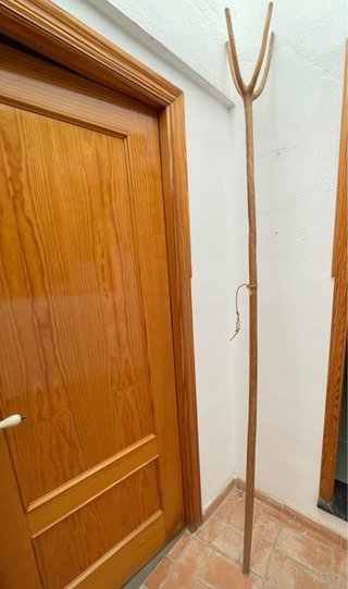 Horca de madera rústico