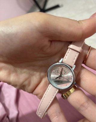 Orologio Cristian Lay donna rosa e argento