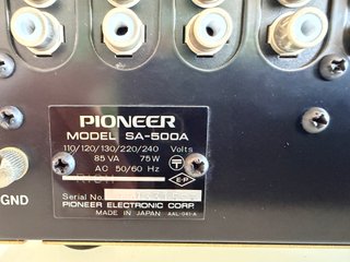 Amplificatore Stereo Pioneer SA-500A