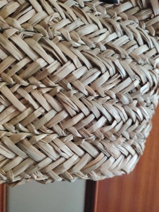 Bolso de playa de paja