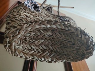Bolso de playa de paja