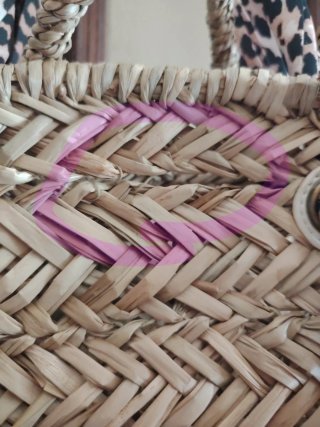 Bolso de playa de paja