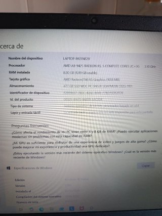 Ordenador portátil gris