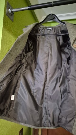 Traje de chaqueta y pantalón gris mujer