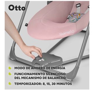 Columpio bebé Lionelo rosa