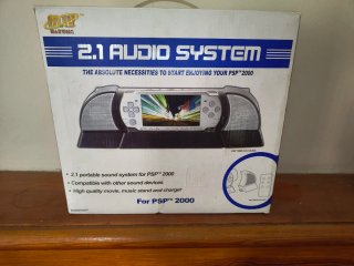 Sistema de Audio 2.1 MAXWISE para PSP 2000