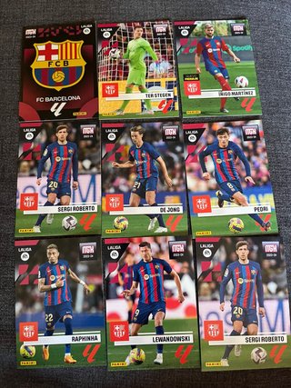 Lote Cromos Fútbol Megacracks 23/24 Barcelona
