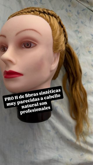 2 Cabezas Maniquí Peluquería Corte y Peinado