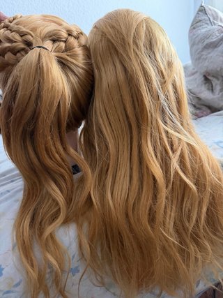 2 Cabezas Maniquí Peluquería Corte y Peinado