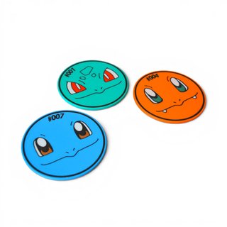 Pack 4 Posavasos Pokemon + Recipiente Pokeball