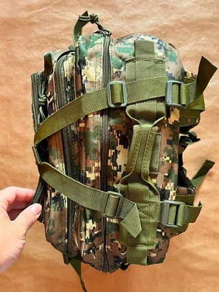 Mochila Militar Táctica Verde Camuflaje 50 Litros