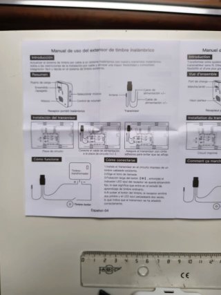 Extensor de timbre inalámbrico Singcall