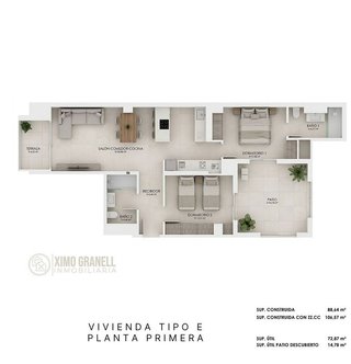 Piso en venta en Vall d´Uixó (la)