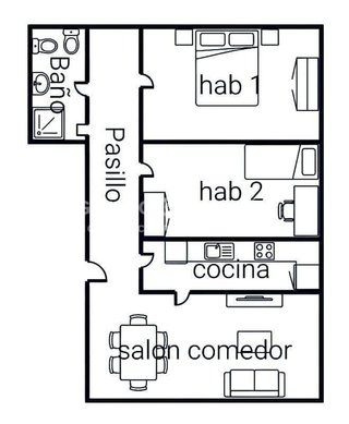 Piso en venta en Gorg - Pep Ventura en Badalona