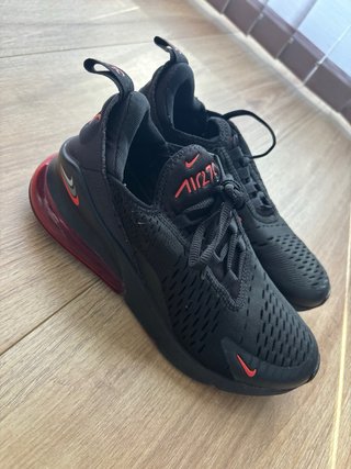 Zapatillas Nike Air Max 270 Mujer Negras Rojas