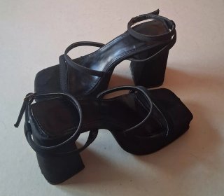 Sandali donna tacco alto neri