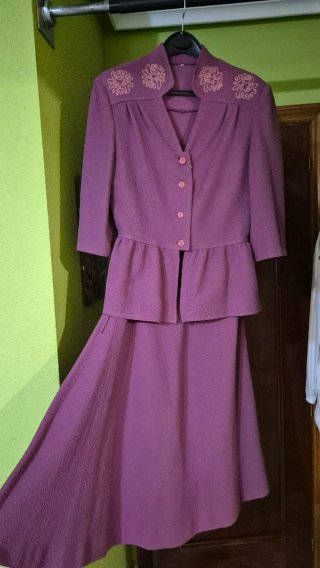 Vestido Falda y Chaqueta