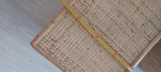 Baúl de mimbre y madera